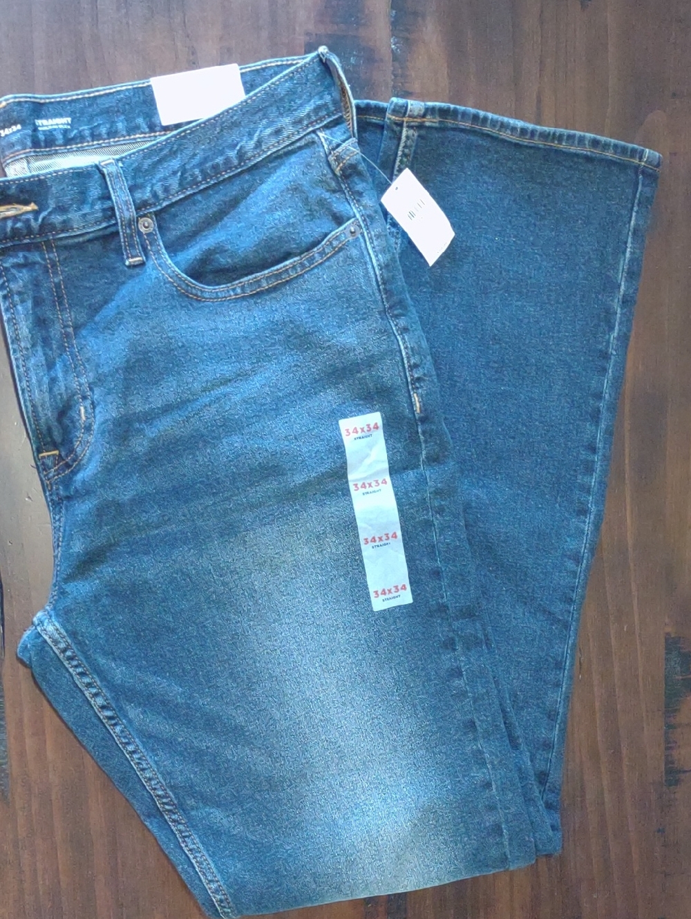 Old Navy Men's Straight Jeans Blue